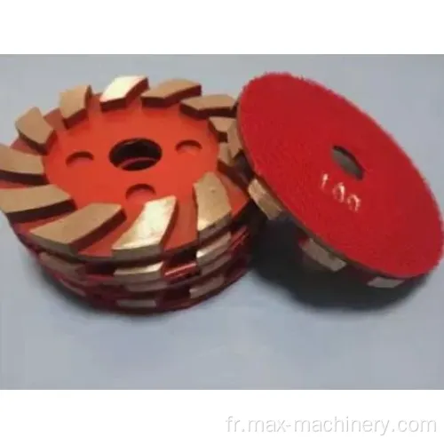 Tampon de moulin à diamant pour broyage en béton métalc